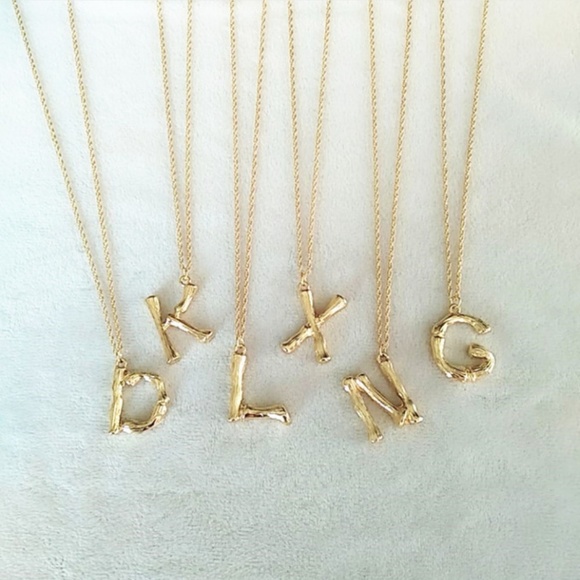 NEW Initial Alphabet Necklace - Picture 2 of 5